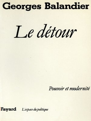 cover image of Le Détour
